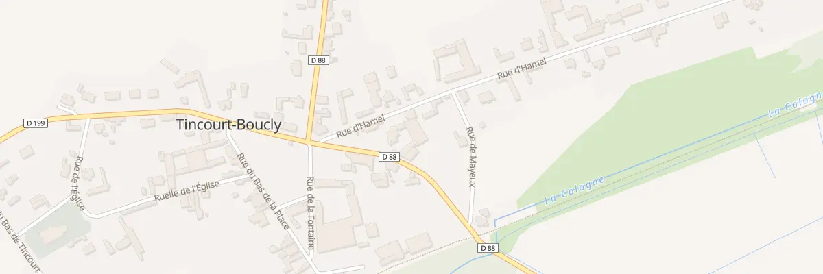 Plan du 1 Rue de Boucly à Tincourt-Boucly