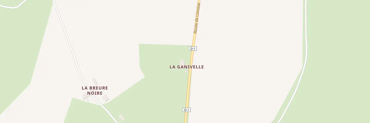 Plan du 1 La Ganivelle à Franchesse