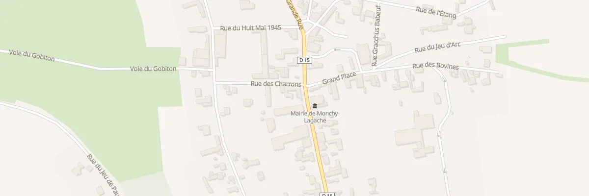 Plan du 16 Gr Grande Rue à Monchy-Lagache