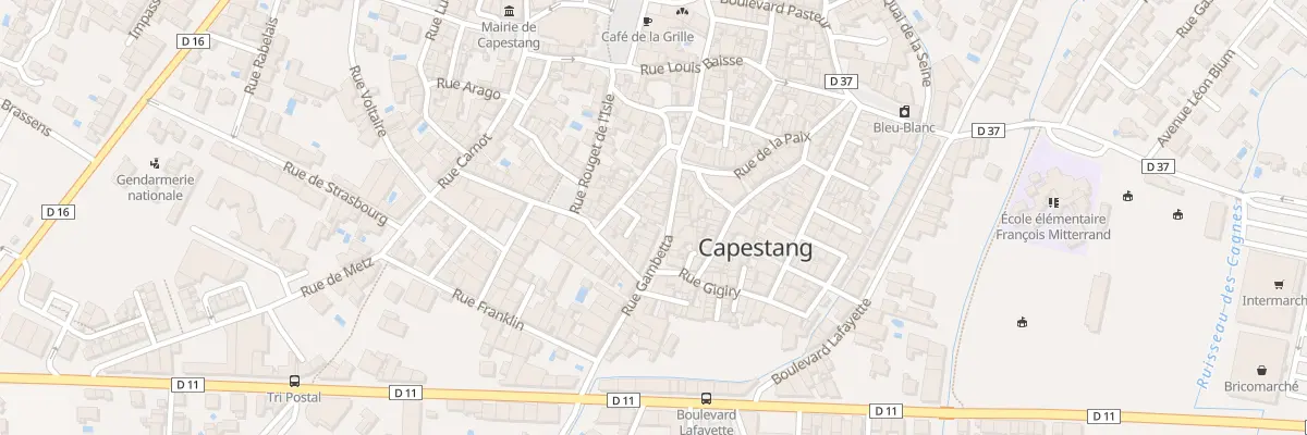 Plan du 30 Rue Gambetta à Capestang