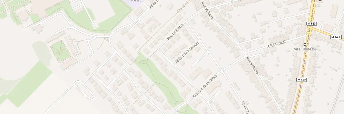 Plan du 1 All Louis Le Vau à Wattignies