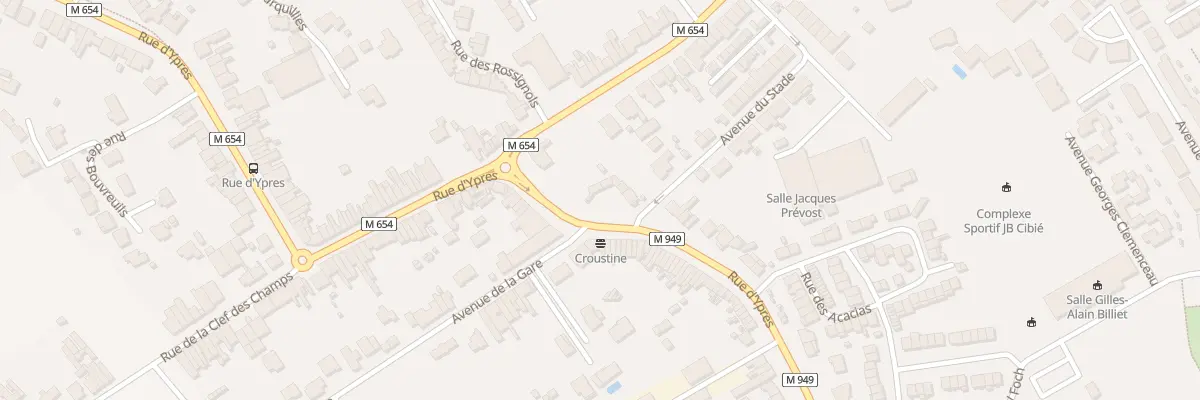Plan du 910 Rue d’Ypres à Wambrechies