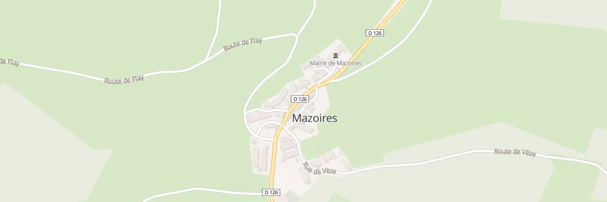 Plan du 5027 Mazoires à Mazoires