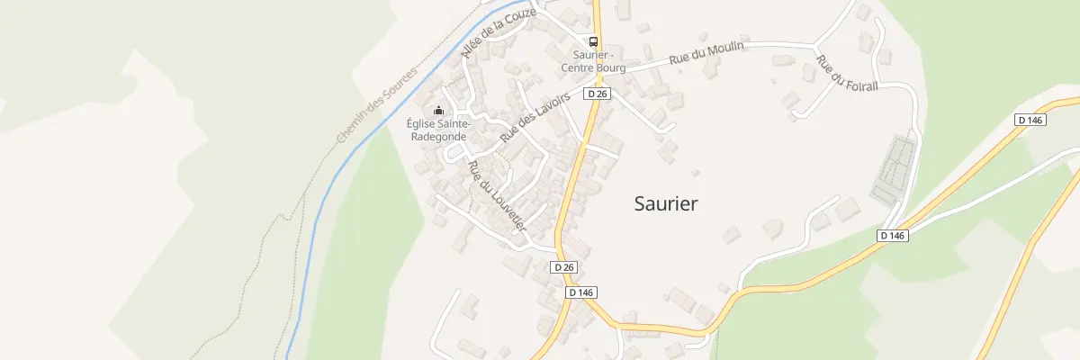 Plan du 8 Rue du Sabotier à Saurier