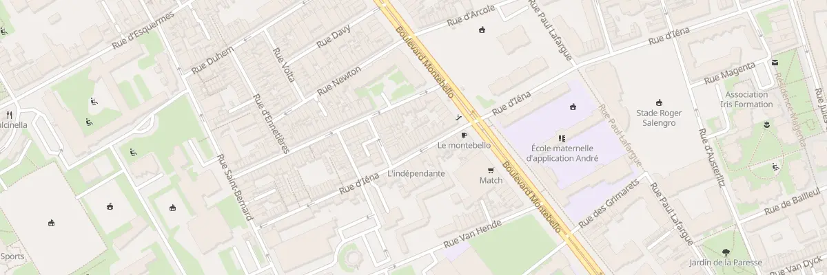 Plan du 145 Rue d’Iéna à Lille