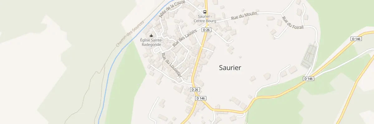 Plan du 9001 Rue du Sabotier à Saurier