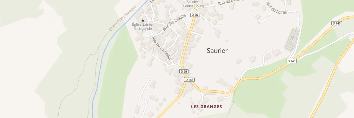 Plan du 3 Pl de la Porte Neuve à Saurier