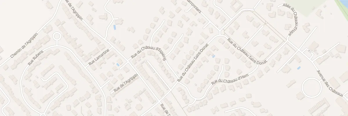 Plan du 2 Rue du Château d’Espaing à Wambrechies