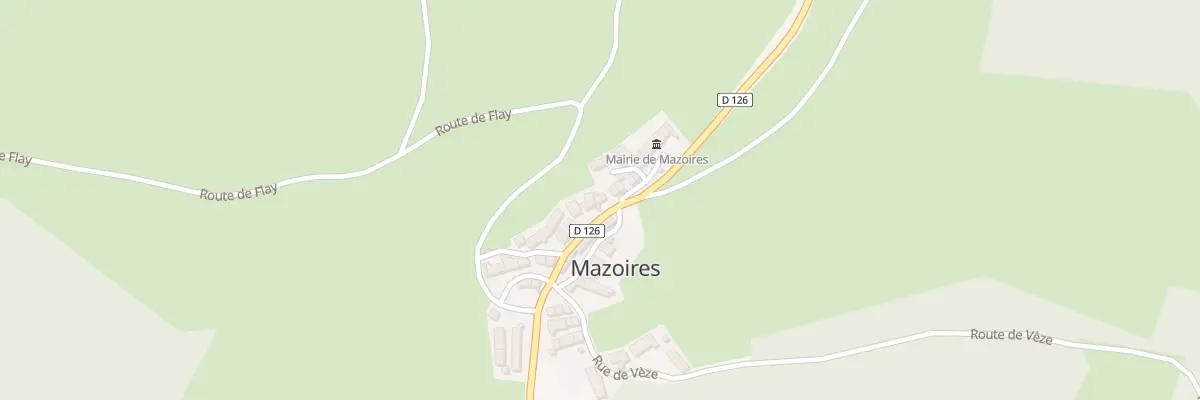 Plan du 5005 Mazoires à Mazoires