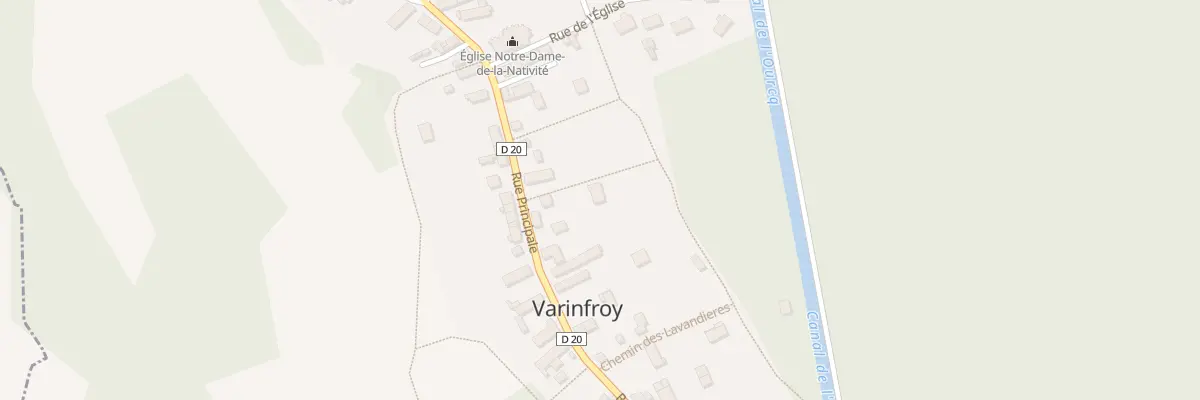 Plan du 2 Rle des Peupliers à Varinfroy