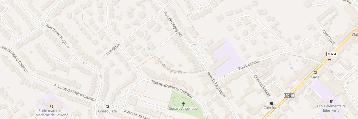 Plan du 255 Rue de l’Agrippin à Wambrechies