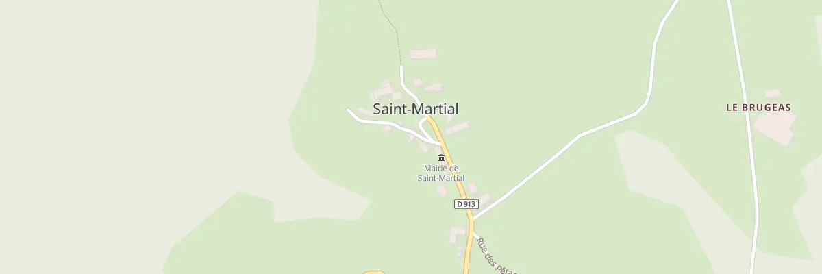 Plan du 5005 Le Bourg à Saint-Martial