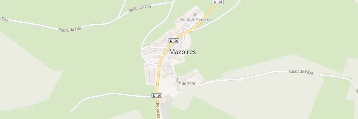 Plan du 5022 Mazoires à Mazoires