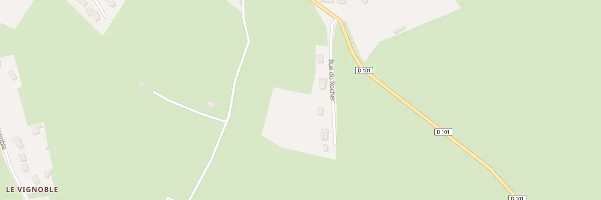 Plan du 6 Rue du Rocher au Veurdre