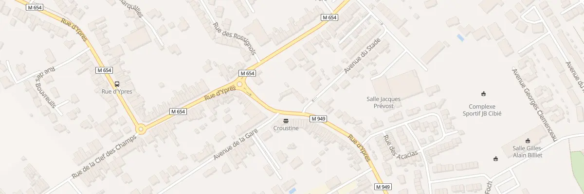 Plan du 900 Rue d’Ypres à Wambrechies