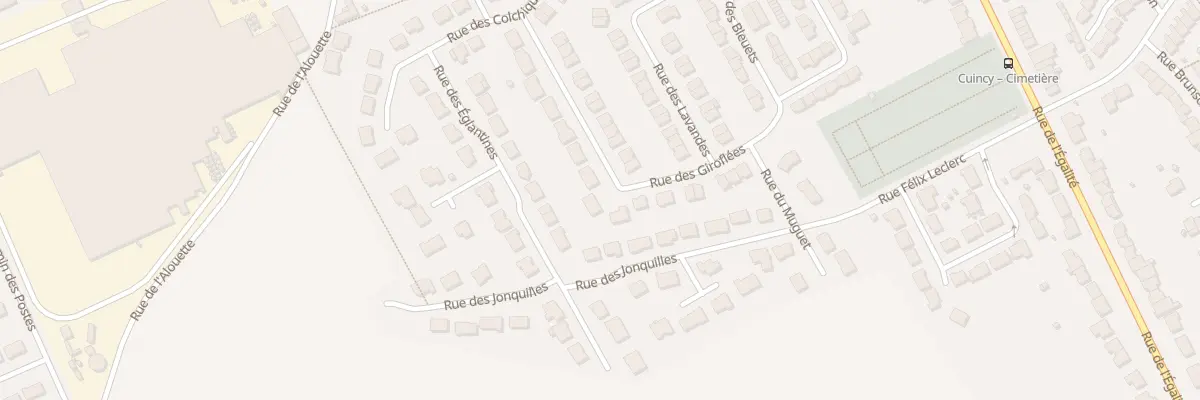 Plan du 140 Rue des Giroflees à Cuincy