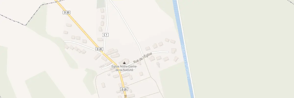 Plan du 1 Rue de l’Eglise à Varinfroy
