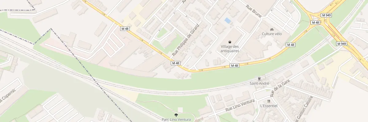 Plan du 28 Av du Marechal de Lattre à Saint-André-lez-Lille