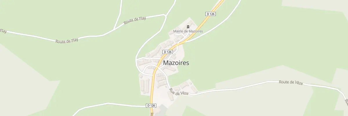 Plan du 5026 Mazoires à Mazoires