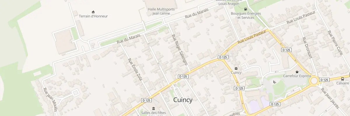 Plan du 47 Rue Roger Salengro à Cuincy