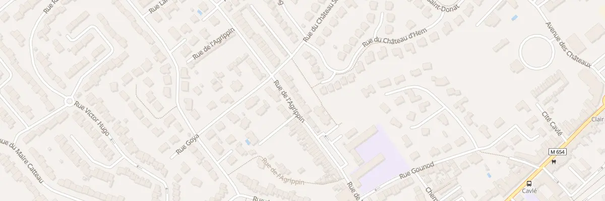 Plan du 316 Rue de l’Agrippin à Wambrechies