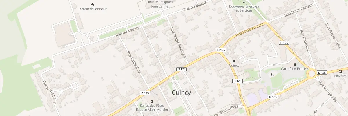 Plan du 27 Rue Roger Salengro à Cuincy