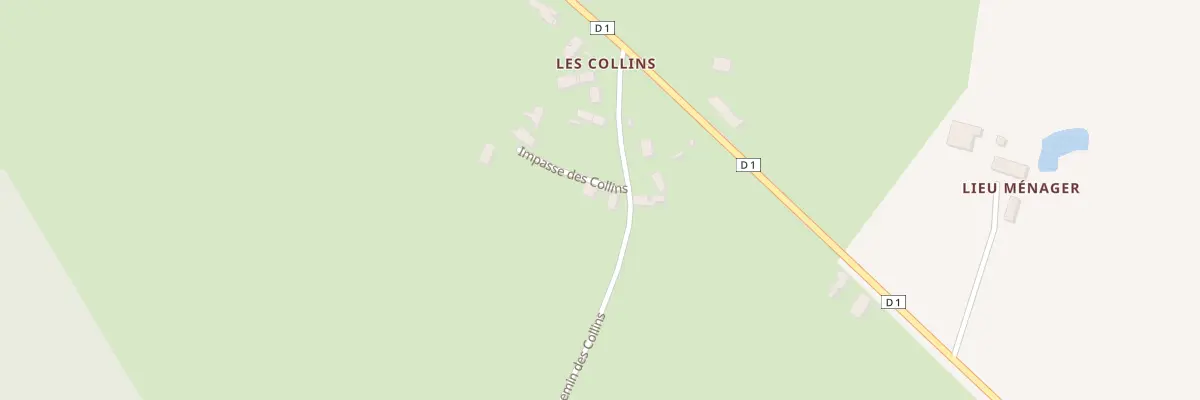 Plan du 1 Imp des Collins à Limoise