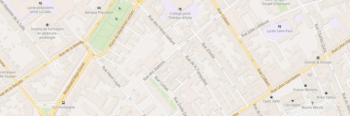Plan du 141 Rue des Stations à Lille