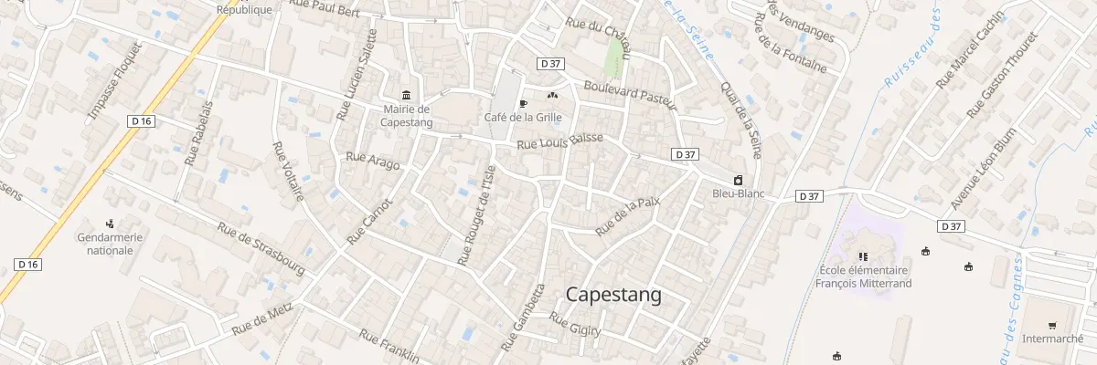 Plan du 13 Rue Adolphe Saisset à Capestang