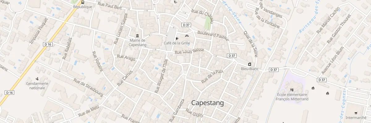 Plan du 3 Rue Paul Simon Cabrol à Capestang