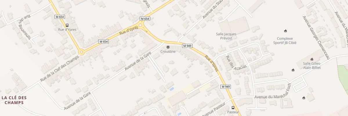 Plan du 869 Rue d’Ypres à Wambrechies