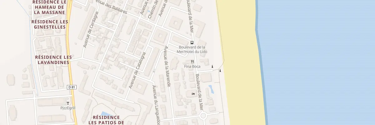 Plan du 81 Bd de la Mer à Argelès-sur-Mer