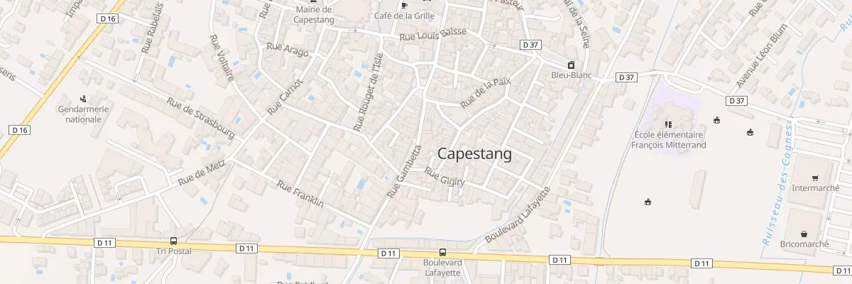 Plan du 31 Rue Gambetta à Capestang