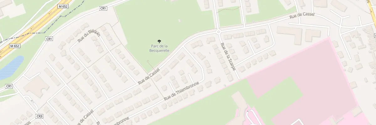 Plan du 44 Rue du Thiembronne à Marquette-lez-Lille