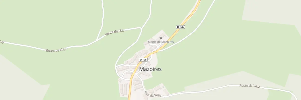 Plan du 5004 Mazoires à Mazoires