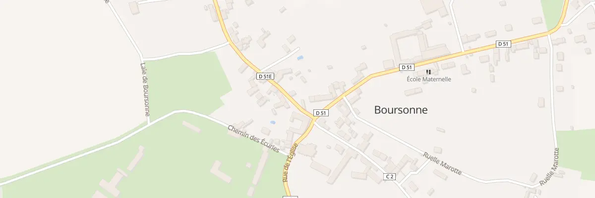 Plan du 4 Av de la Gare à Boursonne