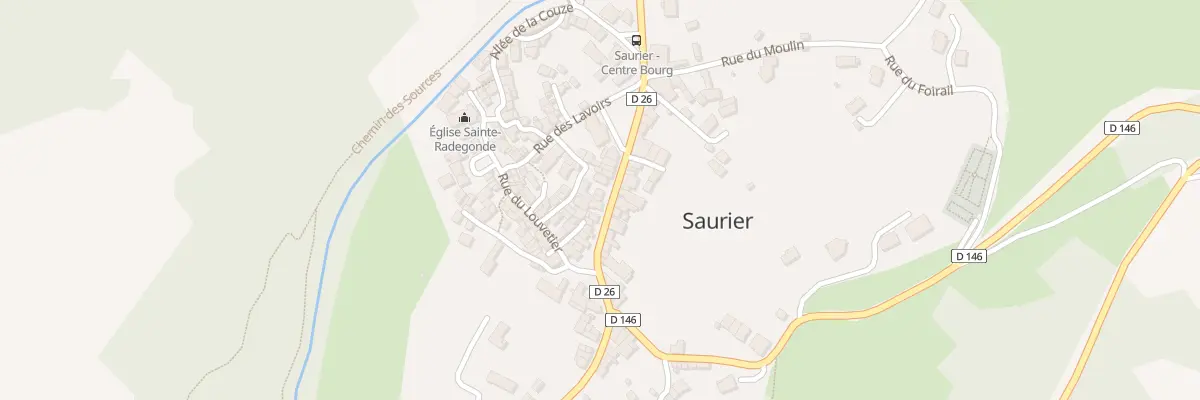 Plan du 17 Rue des Relais à Saurier