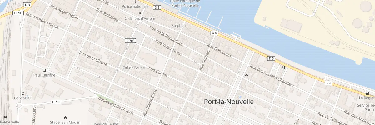 Plan du 165 Rue Voltaire à Port-la-Nouvelle