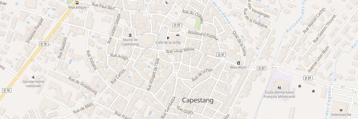 Plan du 14 Rue Gambetta à Capestang
