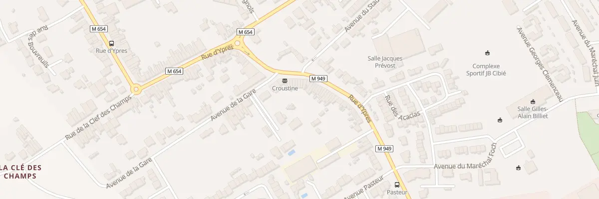 Plan du 859 Rue d’Ypres à Wambrechies