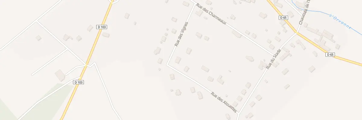 Plan du 5 Rue des Vignes à Vallery