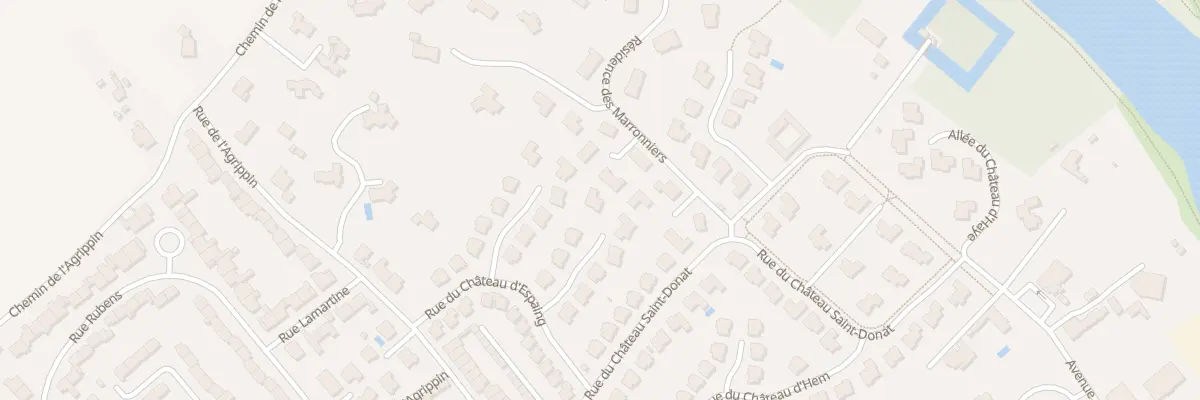 Plan du 12 Rue du Château d’Espaing à Wambrechies