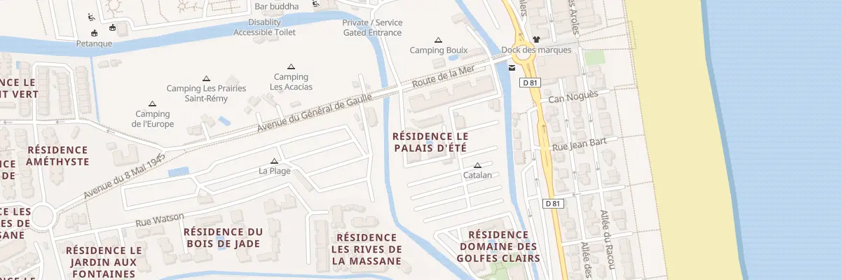 Plan du 9001 Res Le Palais d’Ete à Argelès-sur-Mer