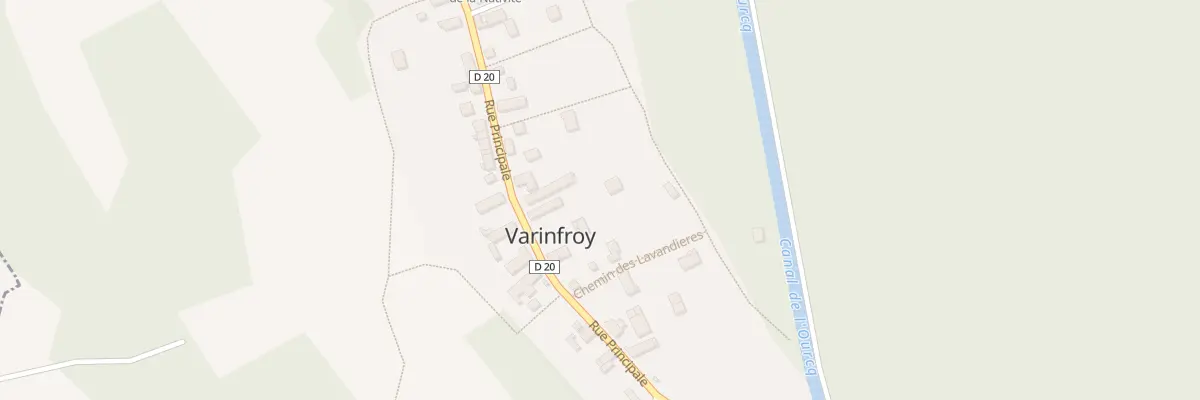 Plan du 21B Rue Principale à Varinfroy