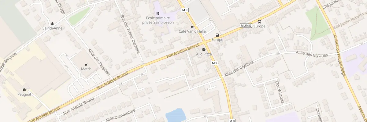 Plan du 5 Rue Aristide Briand à Wervicq-Sud