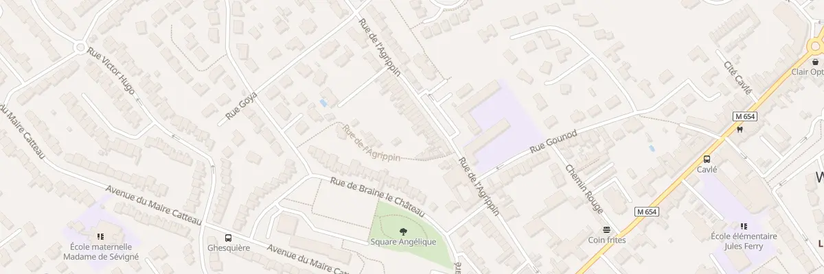 Plan du 235 Rue de l’Agrippin à Wambrechies
