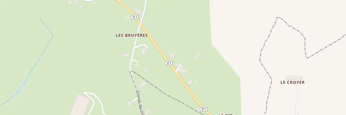 Plan du 358 Rte de Bourbon l’Archambault à Rocles