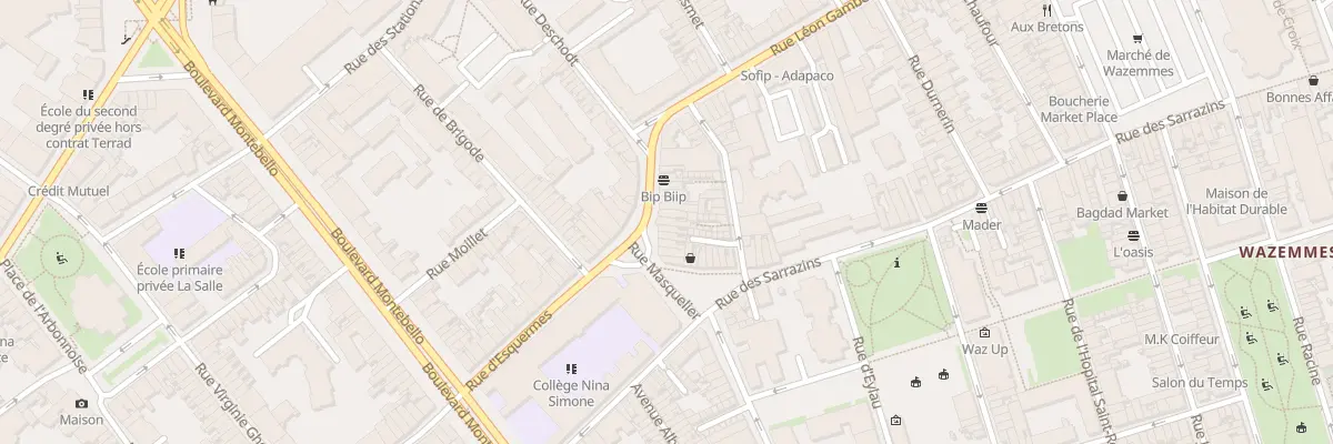 Plan du 455 Rue Léon Gambetta à Lille