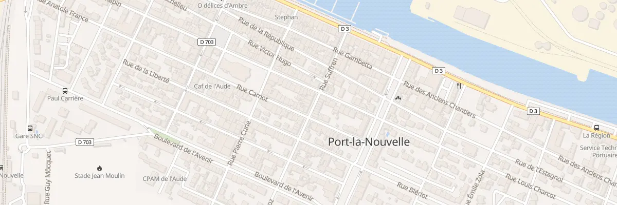 Plan du 132 Rue Suffren à Port-la-Nouvelle