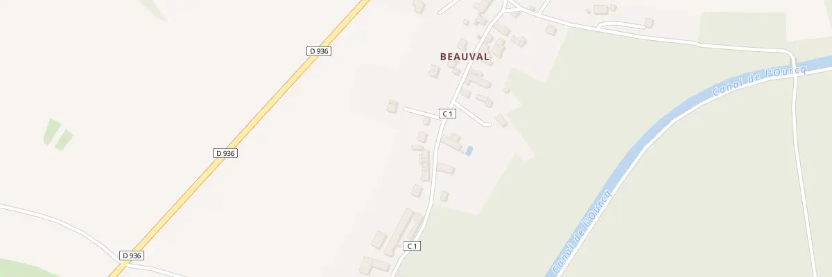 Plan du 28 Beauval à Neufchelles